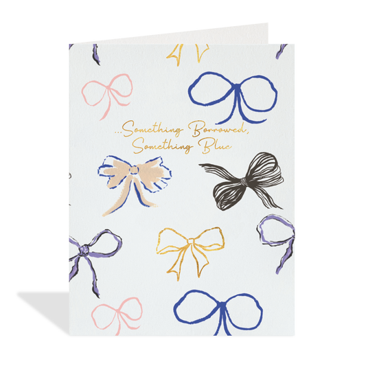 Something Blue Wedding Card