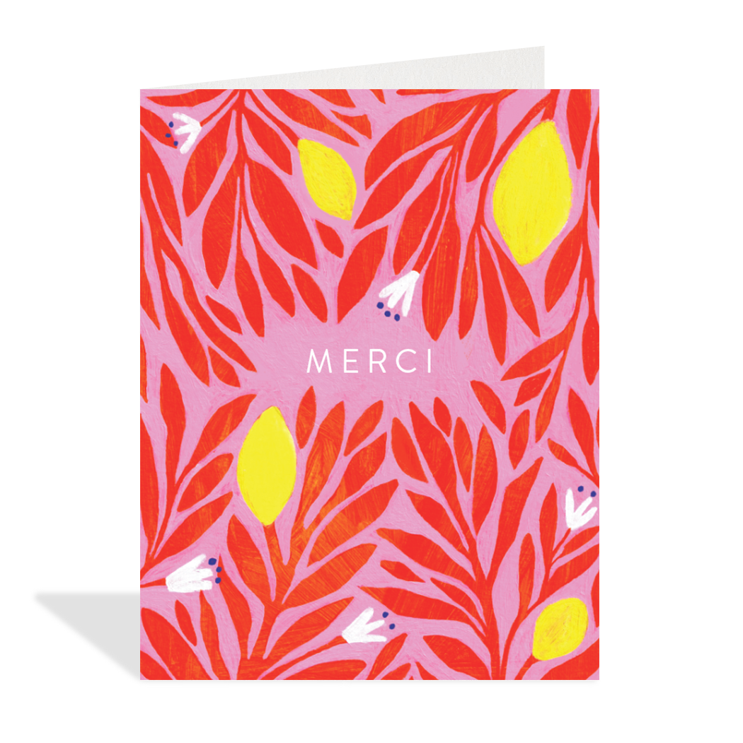 Merci Florale Card