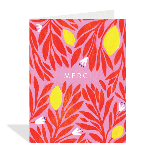 Merci Florale Card