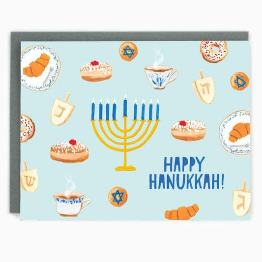 Happy Hanukkah Greeting Card