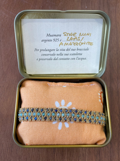 Muamara Star Mini Lapis / Amazonite Bracelet