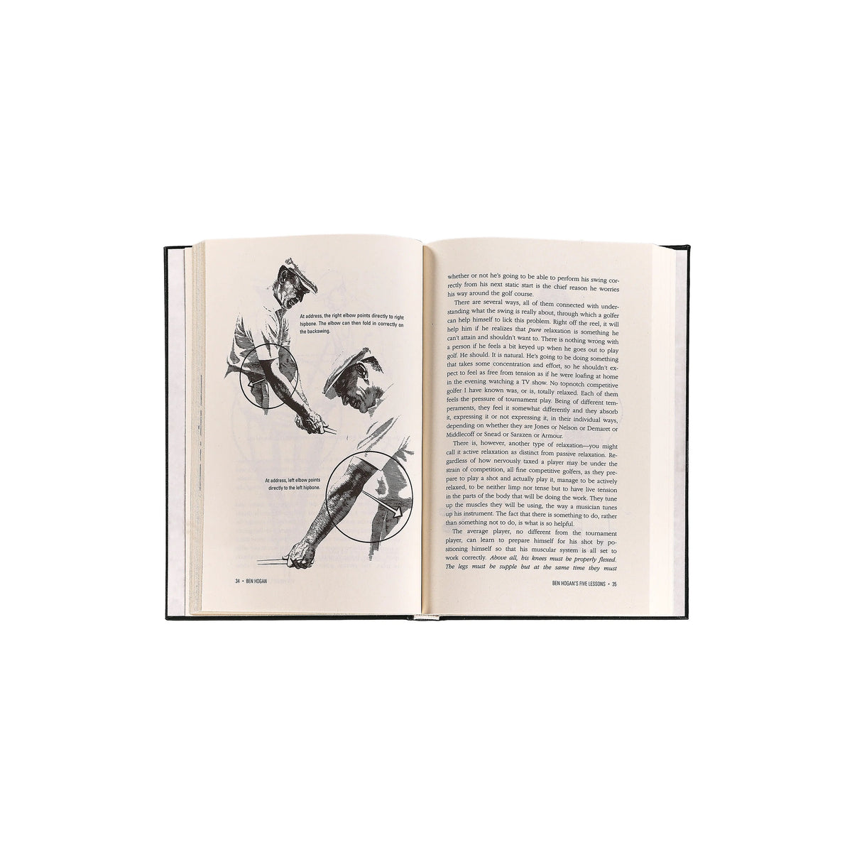 Ben Hogan's 5 Lessons: Definitive Edition - Leather Bound