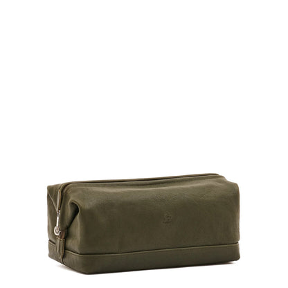 Classic Men's Leather Toiletry Case