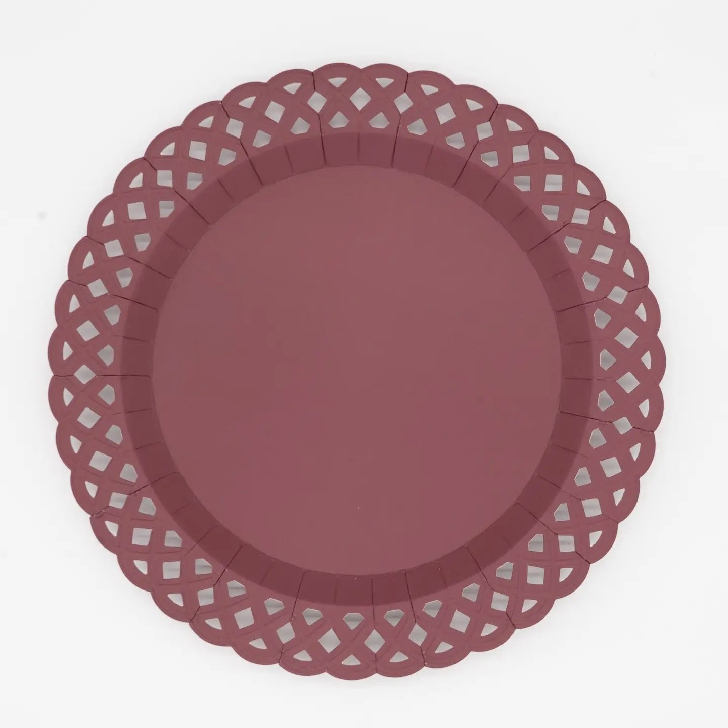 Basketweave Dinner Plates