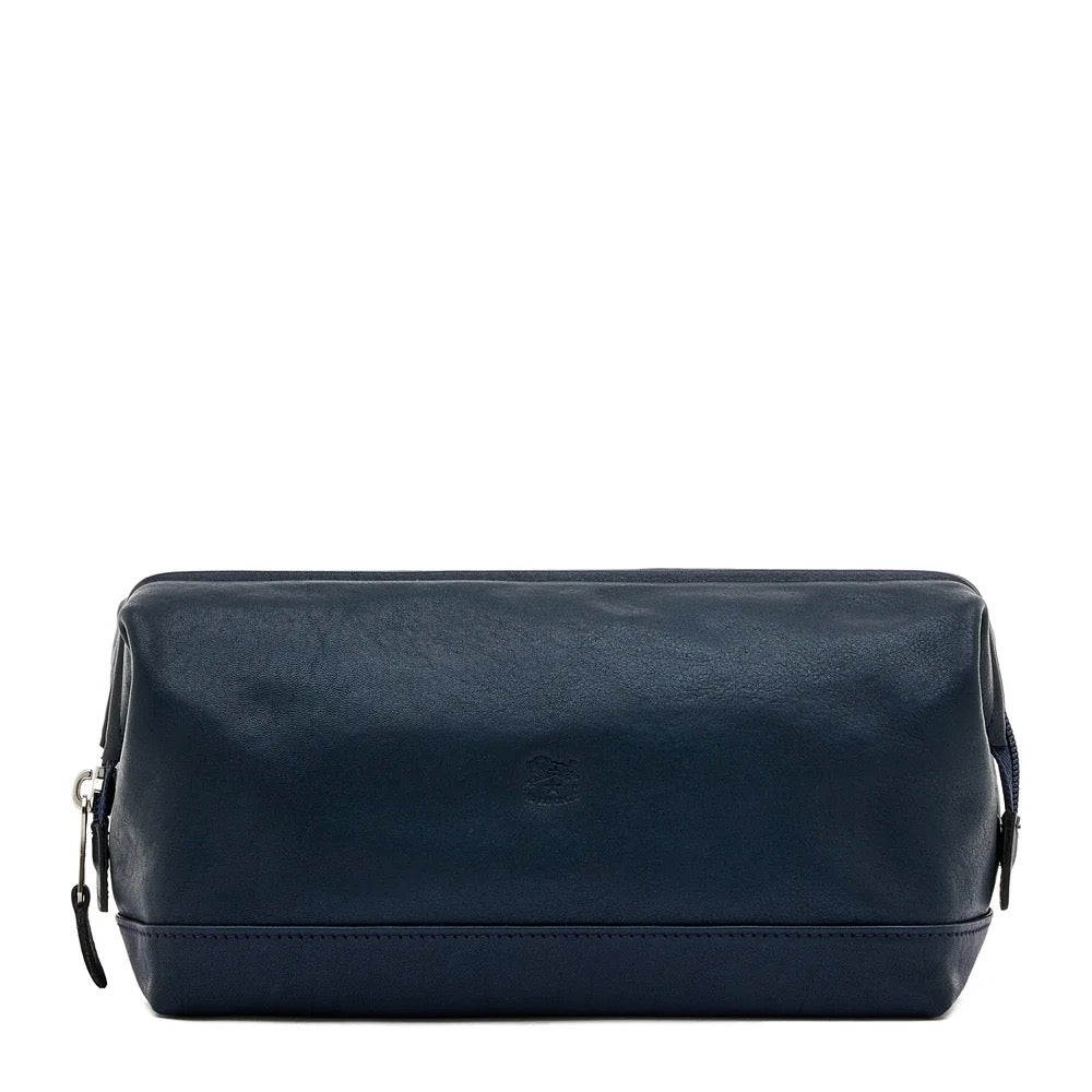 Classic Men's Leather Toiletry Case
