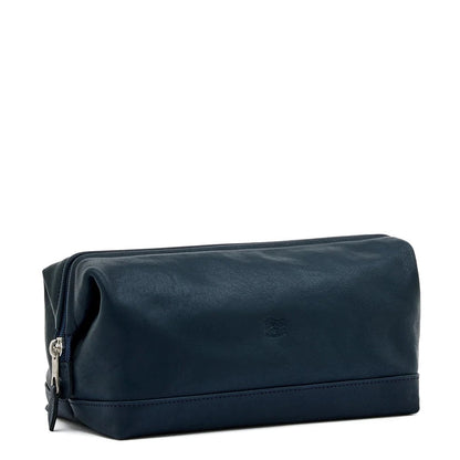Classic Men's Leather Toiletry Case