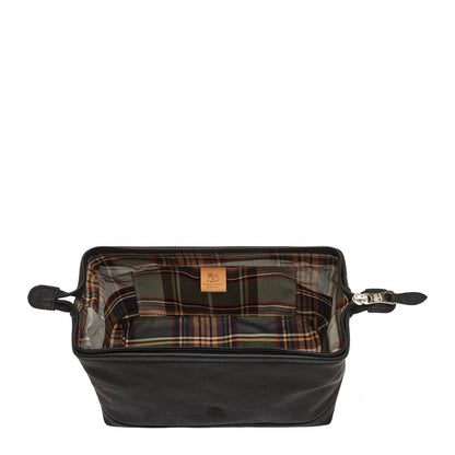 Classic Men's Leather Toiletry Case