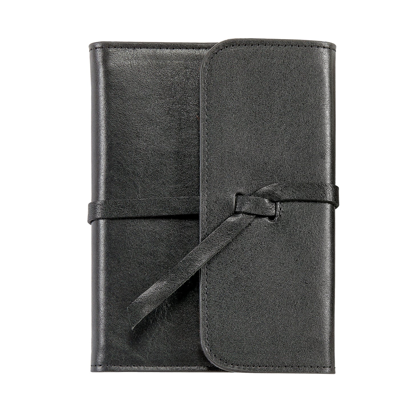 Leather-Wrapped Refillable Custom Journal - 7"