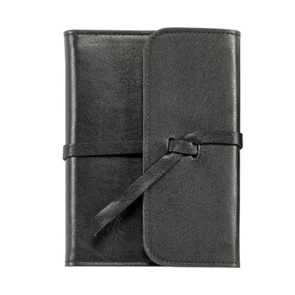 Leather-Wrapped Refillable Custom Journal - 7"
