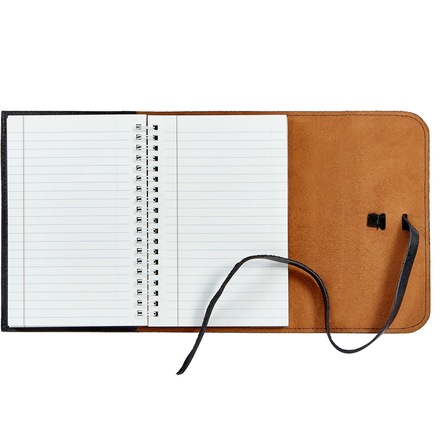 Leather-Wrapped Refillable Custom Journal - 7"