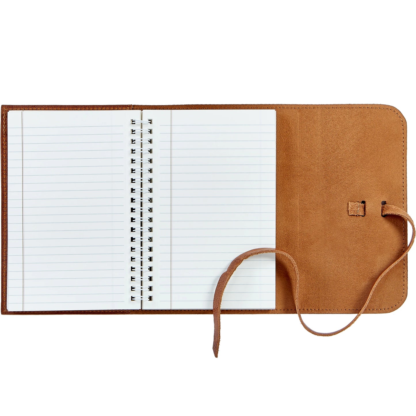 Leather-Wrapped Refillable Custom Journal - 7"