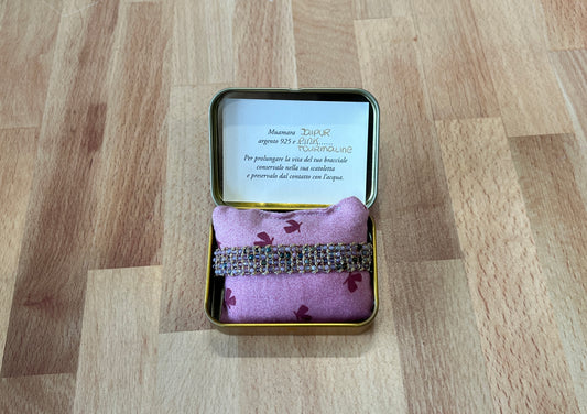 Muamara Jaipur Pink Tourmaline Bracelet