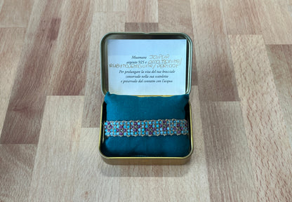 Muamara Jaipur Amazonite/Ruby Tourmaline/Peridot Bracelet