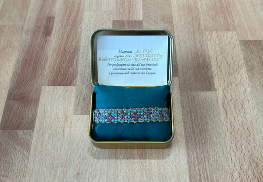 Muamara Jaipur Amazonite/Ruby Tourmaline/Peridot Bracelet