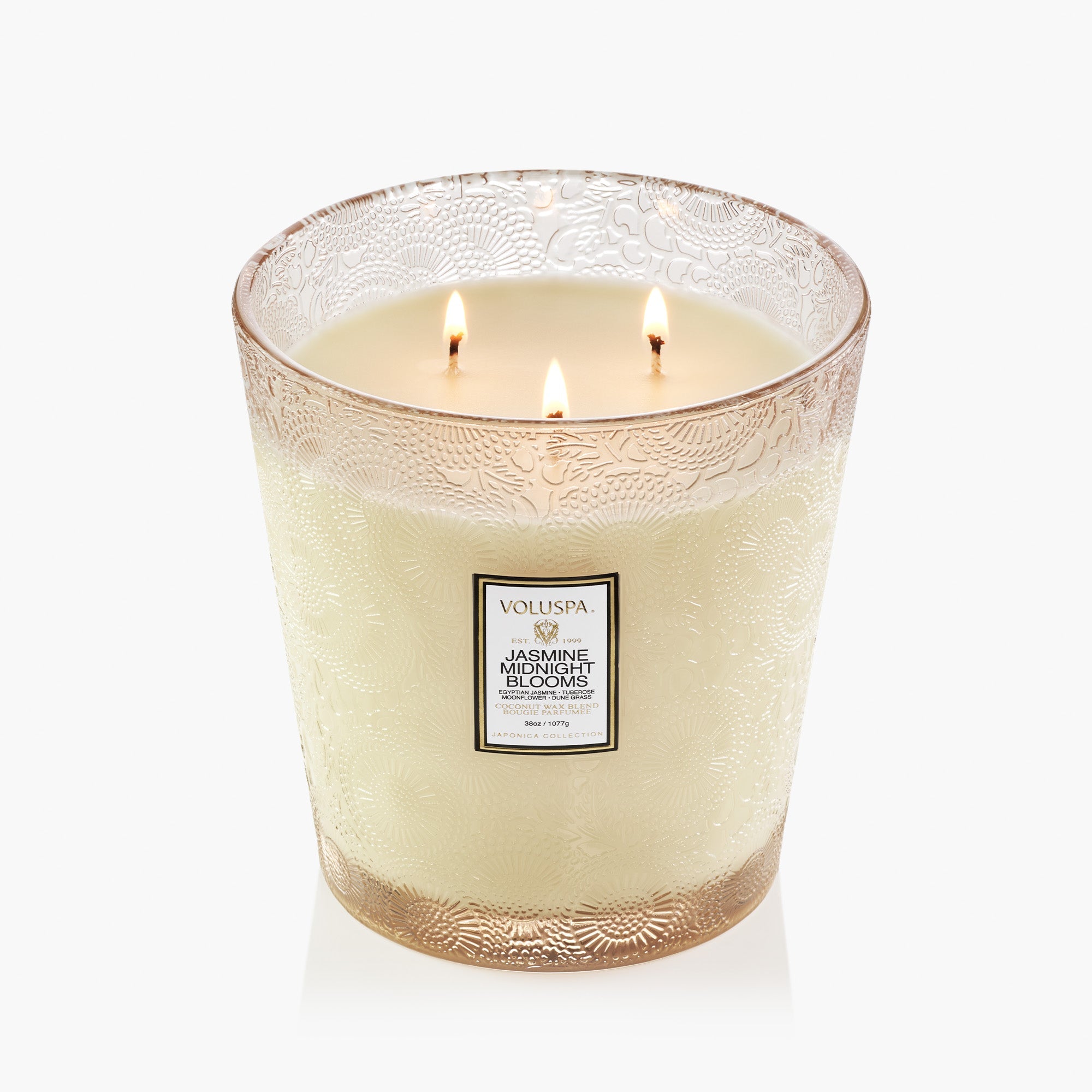Jasmine Midnight Blooms 3 Wick Candle - Thumbnail 3