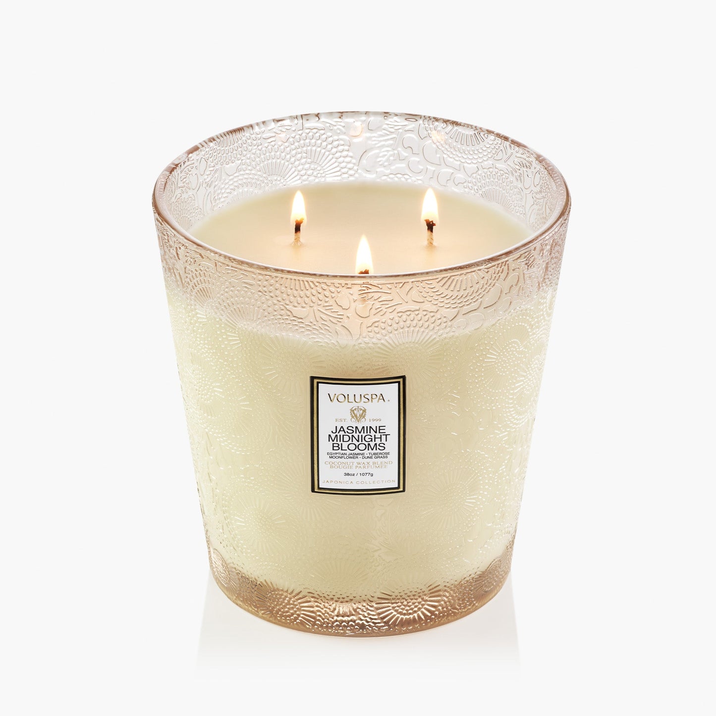 Jasmine Midnight Blooms 3-Wick Hearth Candle