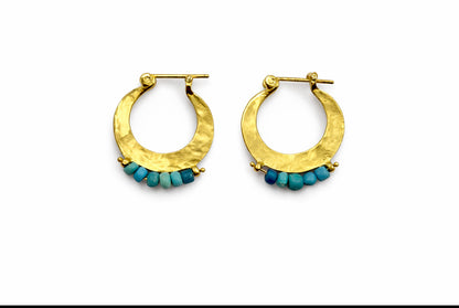 Antique Afghan Turquoise Earrings