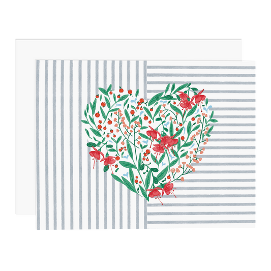 Floral Heart Card