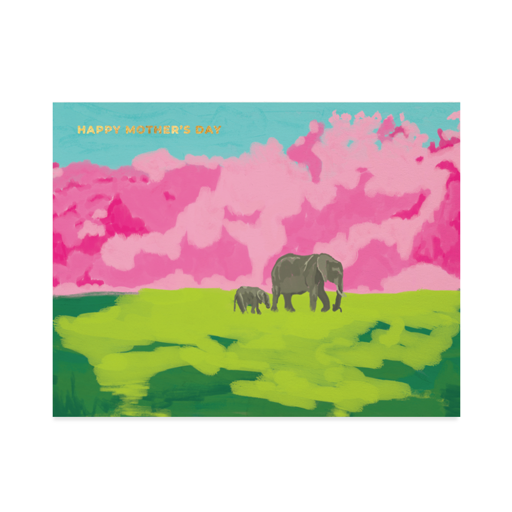 Mama Elephant Mother's Day Card