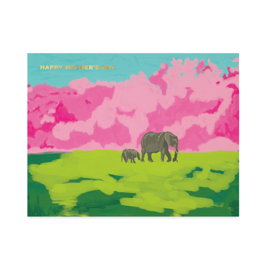 Mama Elephant Mother's Day Card