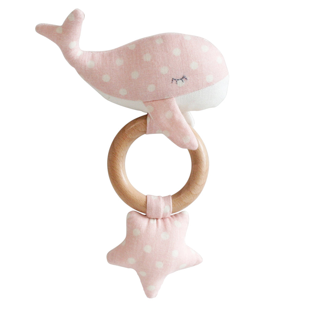 Whale Star Teether Rattle