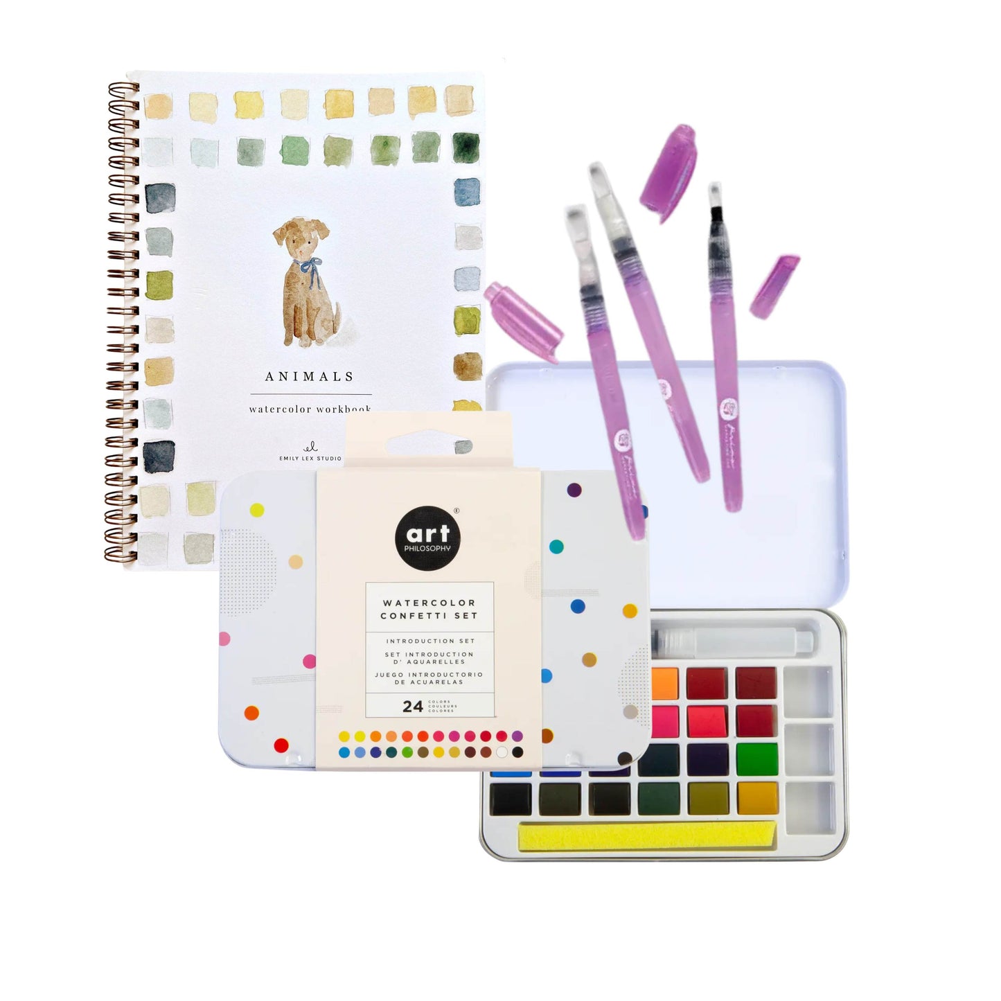 Water Color Works Gift Set