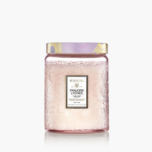 Panjore Lychee 18oz Large Jar Candle
