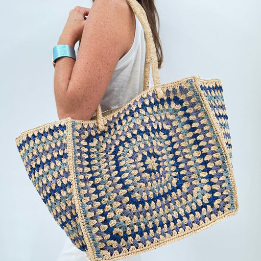 Camilla Raffia Tote