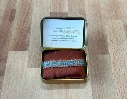 Muamara Jaipur Rodonite/Amazonite Bracelet