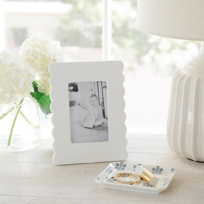 Slate Floral Trinket Tray
