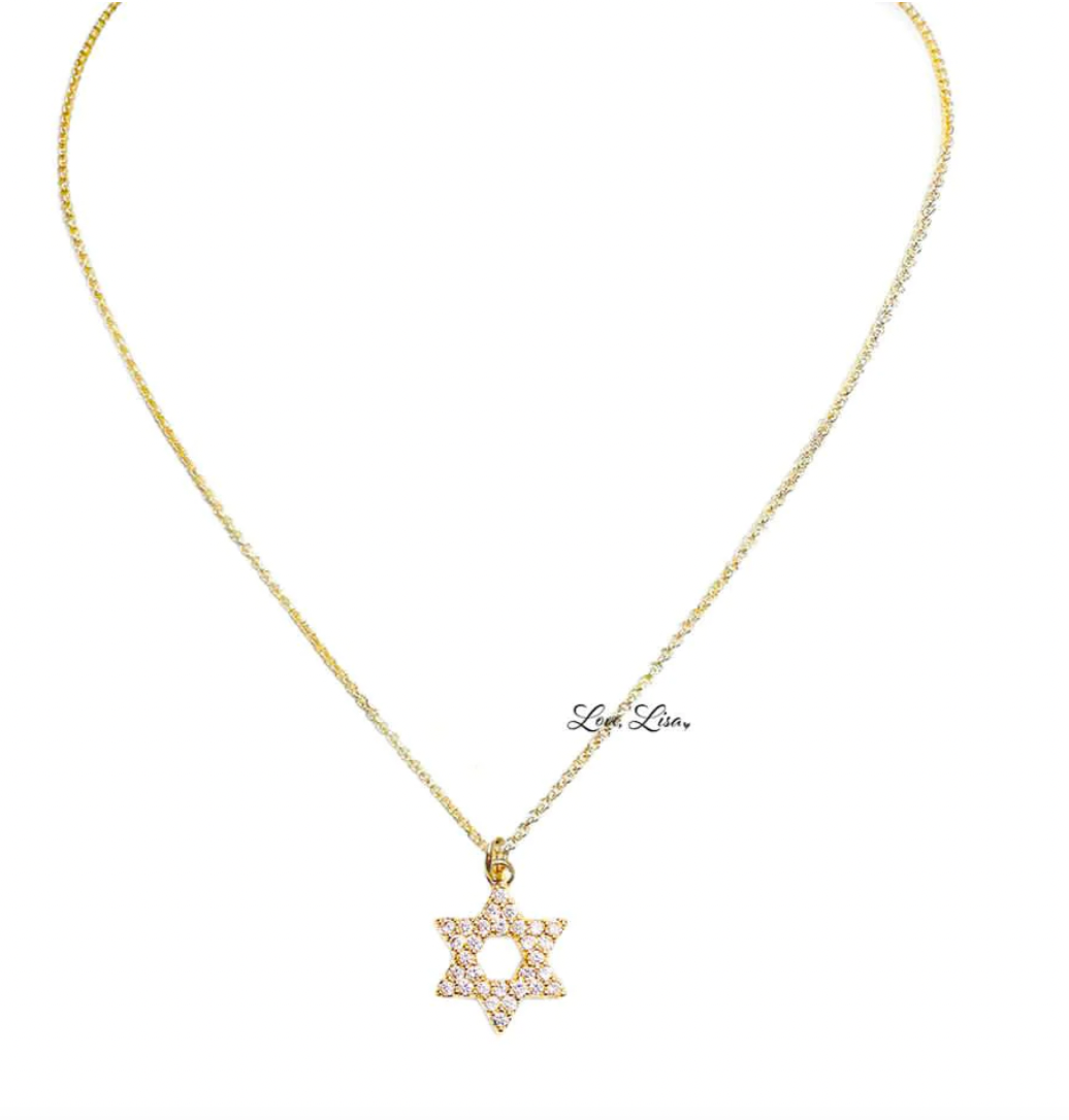 LL Star of David Necklace