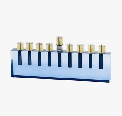 Oil Menorah and Flower Vase