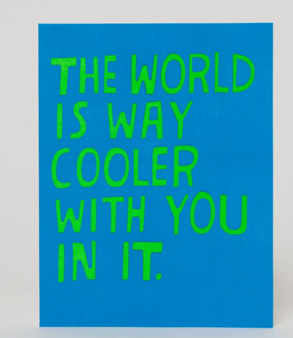 Cooler With You Card