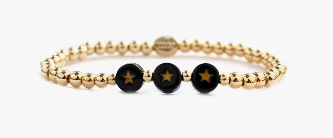 Beaded Ball Star Bracelet