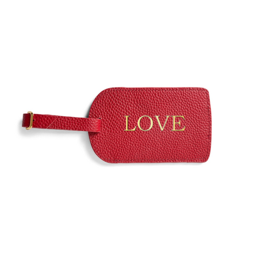 Amelia Leather Luggage Tag