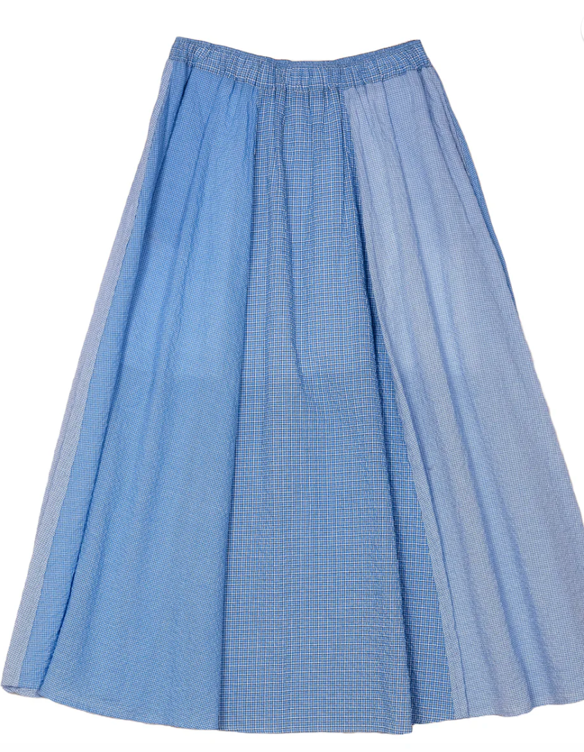 Lulu Mixed Plaids Skirt