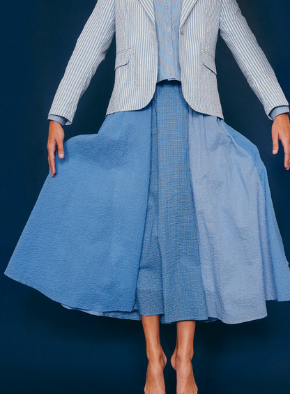 Lulu Mixed Plaids Skirt