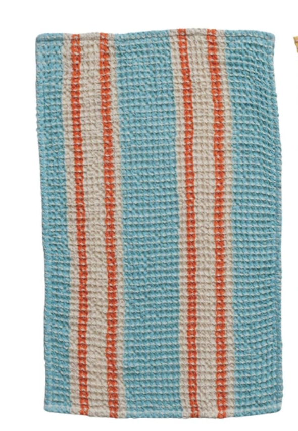 Striped Waffle Tea Towel