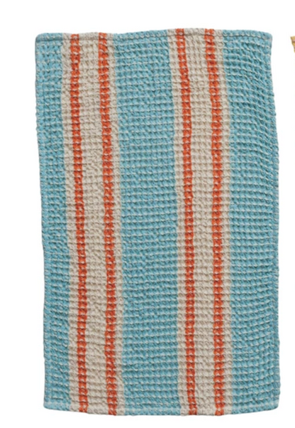 Striped Waffle Tea Towel