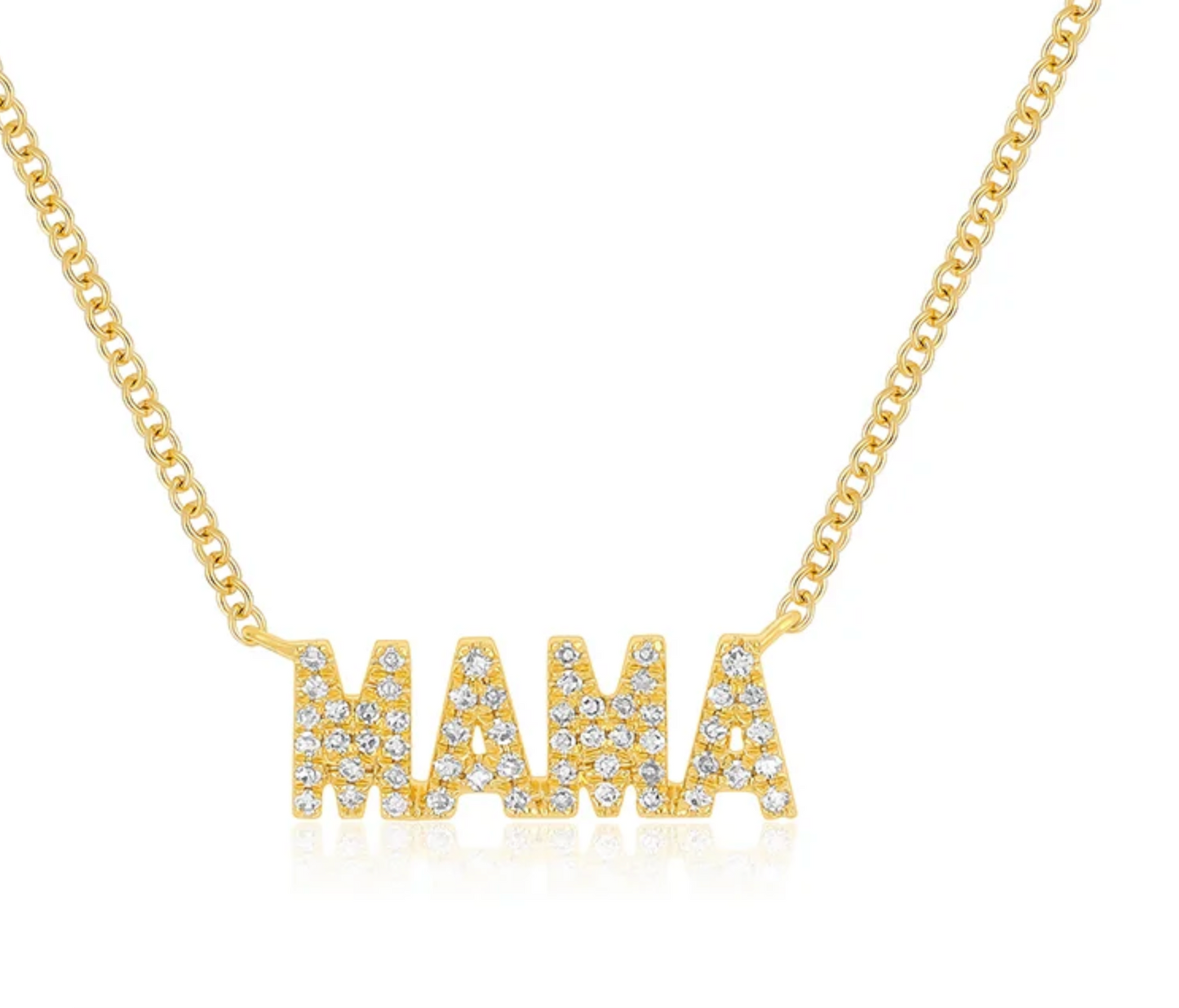 Diamond MAMA Necklace