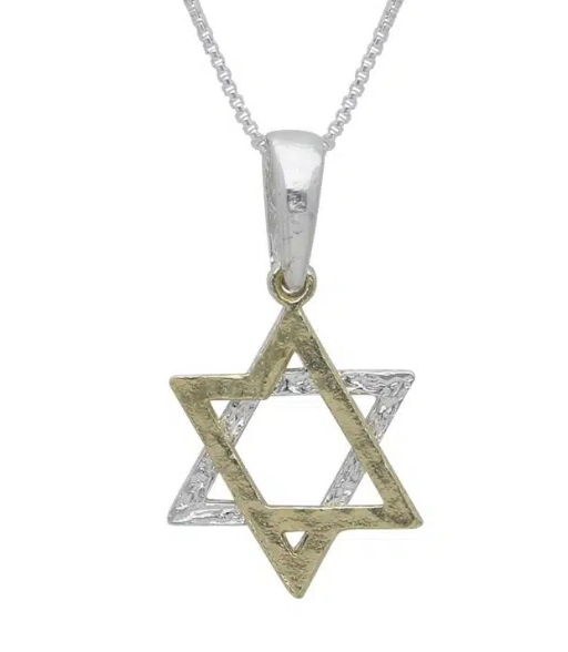 2 Piece Star of David Necklace