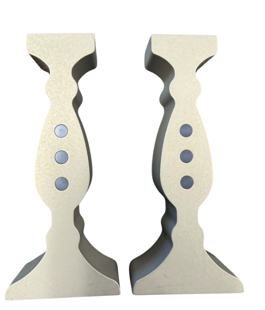 Modern Moshe Candlesticks