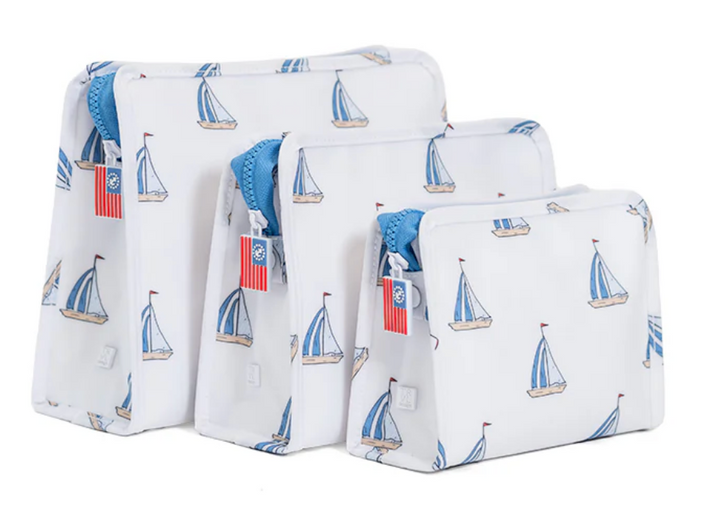 Coated Canvas Pouch
