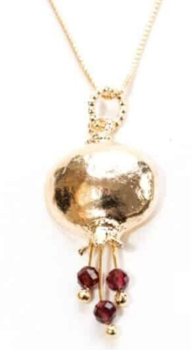 Pomegranate Pendant Necklace