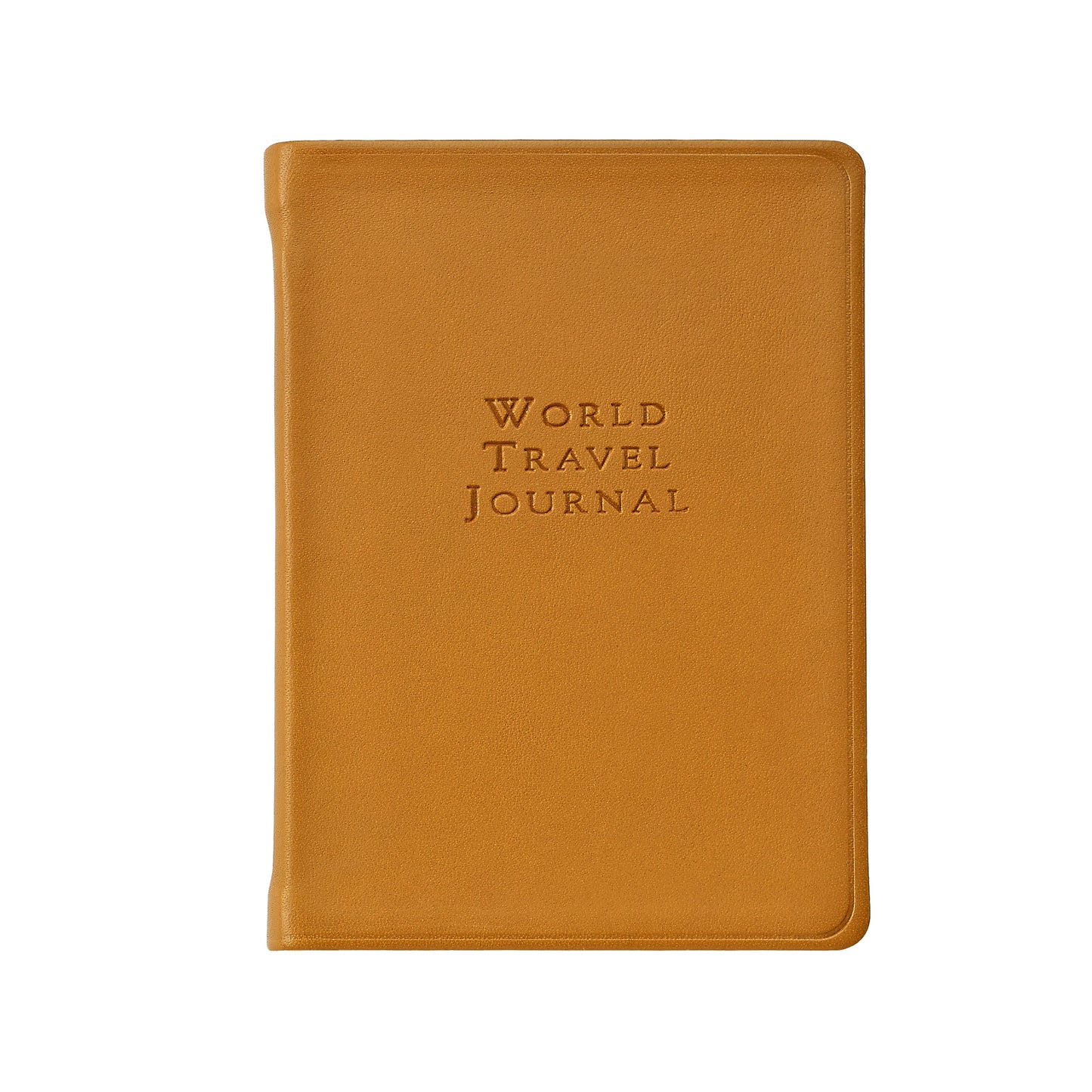 World Travel Journal - Leather Bound