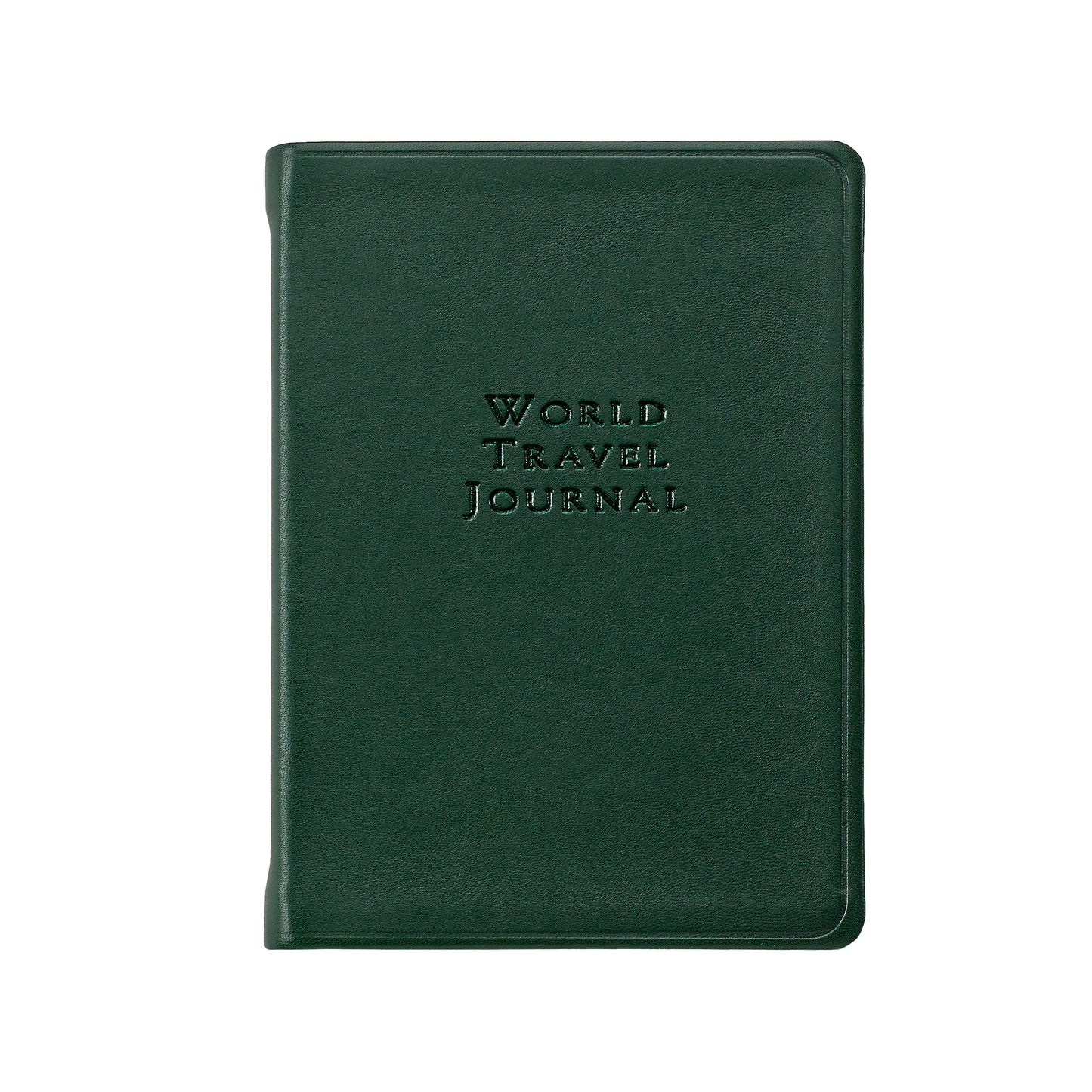 World Travel Journal - Leather Bound