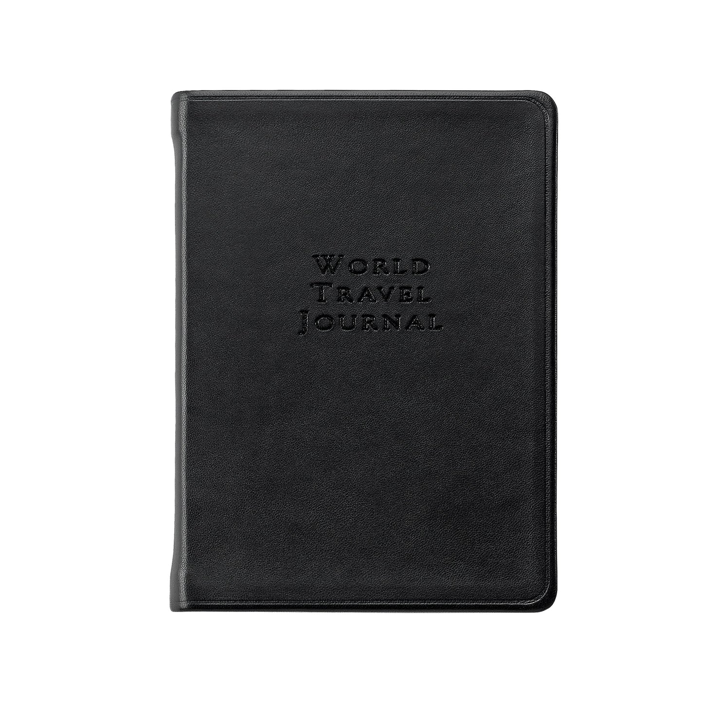 World Travel Journal - Leather Bound