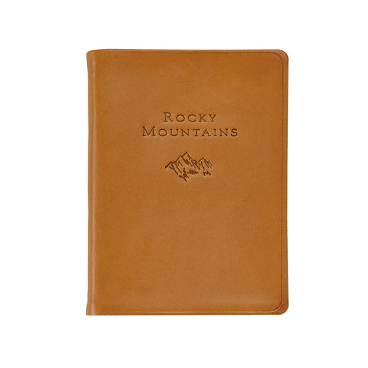 Rocky Mountains Travel Journal - Leather Bound