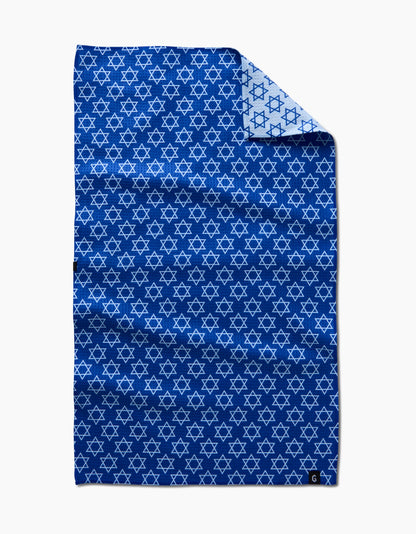 Double-Sided Star of David Tea Towel