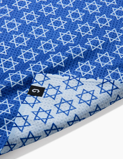 Double-Sided Star of David Tea Towel